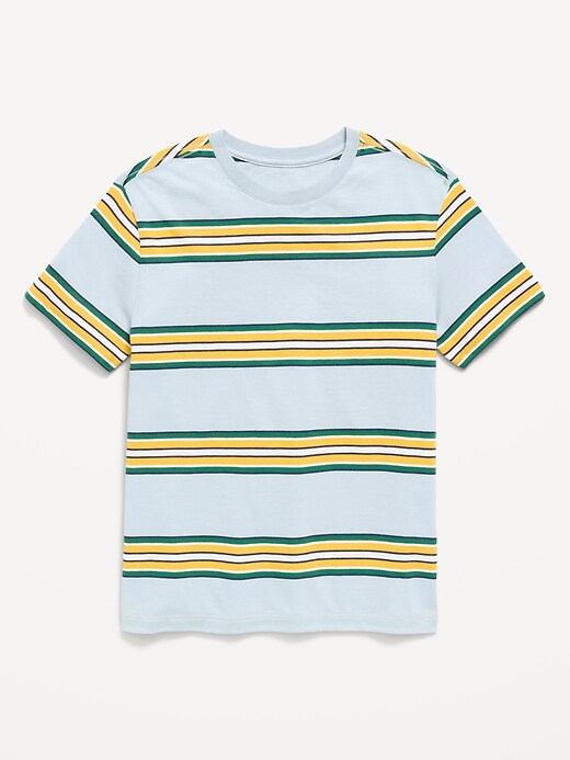 L'image numéro 1 présente T-shirt rayé à manches courtes pour garçon