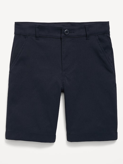 Image number 1 showing, School Uniform Quick-Dry Tech Knee Length Shorts for Boys