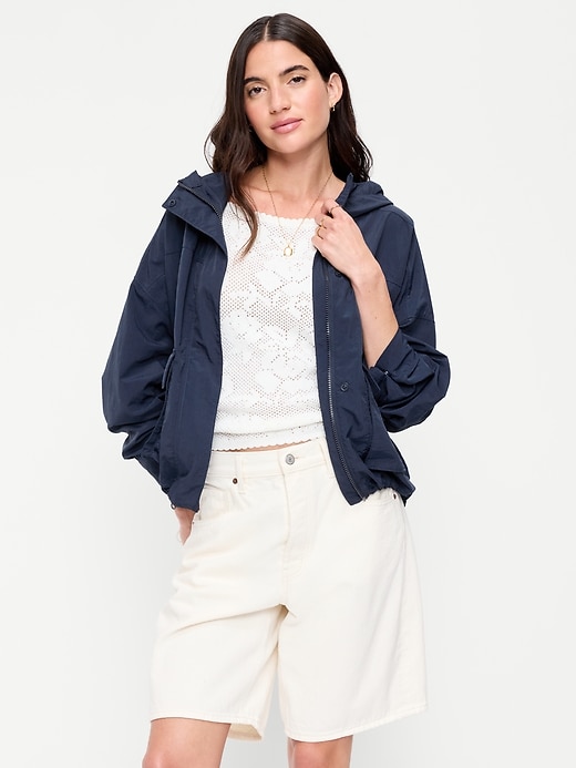 Image number 1 showing, Full-Zip Windbreaker