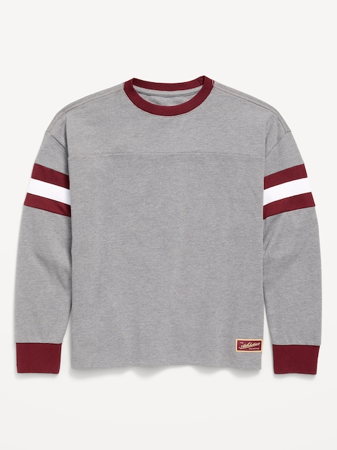 Oversized Long-Sleeve Graphic T-Shirt for Boys