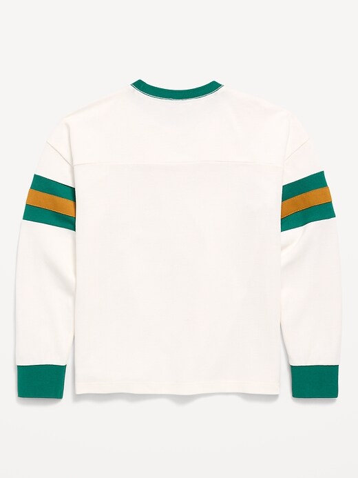 Image number 2 showing, Oversized Long-Sleeve Graphic T-Shirt for Boys