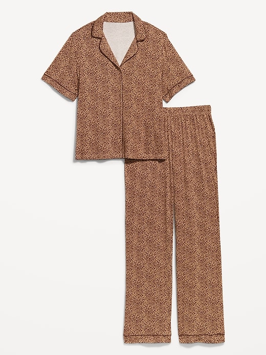 Image number 3 showing, Sunday Sleep Knit Jersey Pant Set