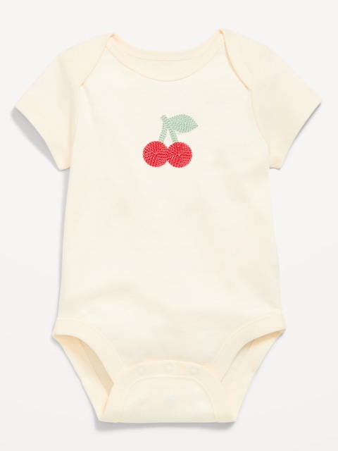 Short-Sleeve Graphic Bodysuit for Baby