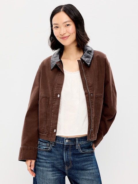 Cropped Barn Jacket