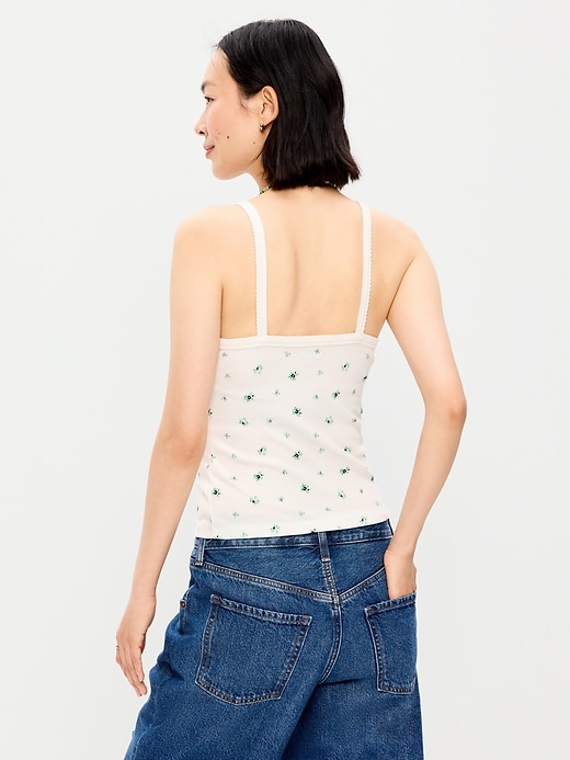 Image number 2 showing, Button-Down Cami Tank Top