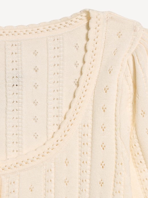 Image number 6 showing, Seaside Cotton Short-Sleeve Button-Down Sweater