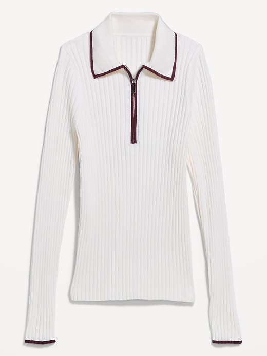 Image number 1 showing, Long-Sleeve Half-Zip Top