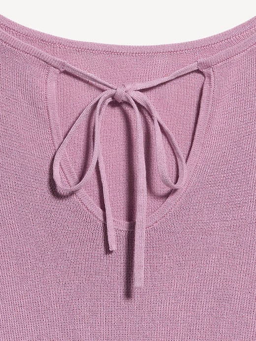 Image number 5 showing, Bell-Sleeve Keyhole Top