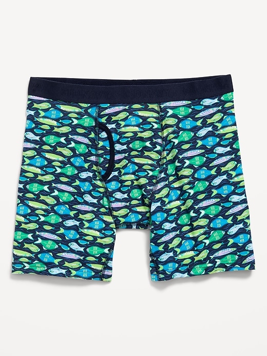 Image number 1 showing, Soft-Washed Boxer Briefs -- 6.25-inch inseam
