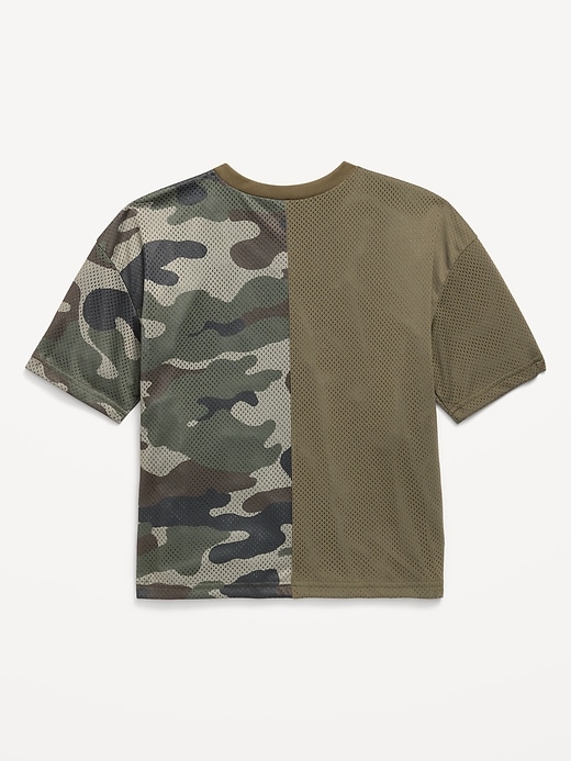 Image number 2 showing, Oversized Mesh Graphic T-Shirt for Boys