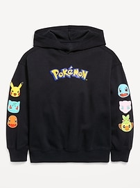 Image number 1 showing, Pokémon™ Gender-Neutral Oversized Pullover Hoodie for Kids