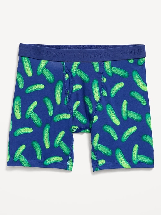 Image number 1 showing, Soft-Washed Boxer Briefs -- 6.25-inch inseam