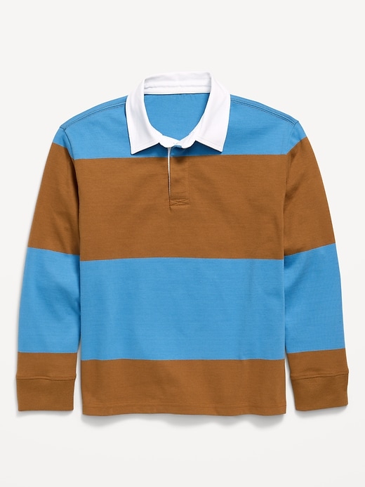 Image number 1 showing, Long-Sleeve Rugby Shirt for Boys