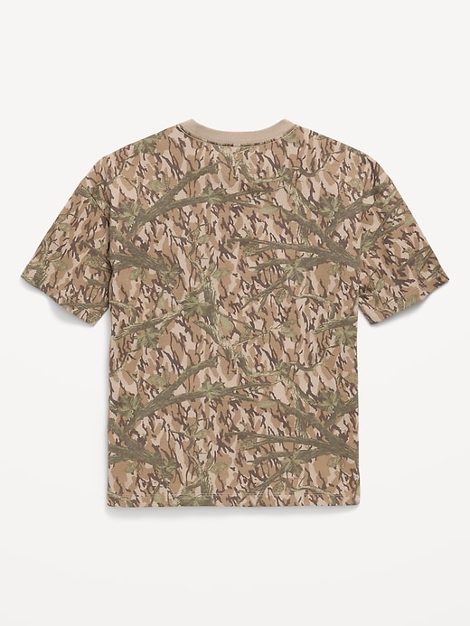 Image number 2 showing, Oversized Short-Sleeve Pocket T-Shirt for Boys