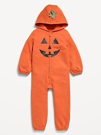 Image number 1 showing, Hooded Critter Unisex Fleece One-Piece for Toddler