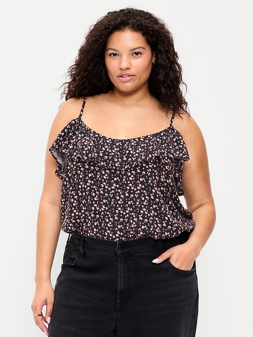 Image number 7 showing, Ruffle-Front Tank Top
