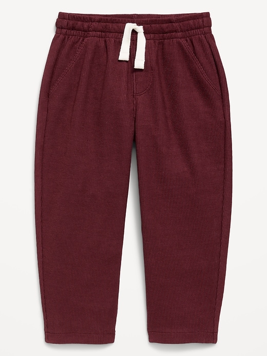 Image number 1 showing, Barrel-Leg Knit Pants for Toddler Boys