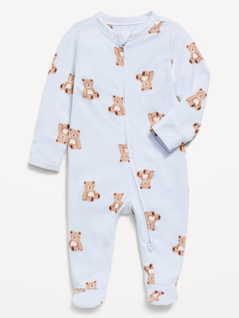 SoftMode 2-Way-Zip Sleep & Play Footed One-Piece for Baby
