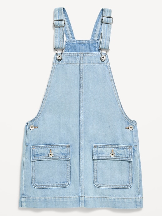 Image number 1 showing, Denim Skirtall Dress for Girls