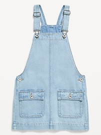 Image number 1 showing, Denim Skirtall Dress for Girls