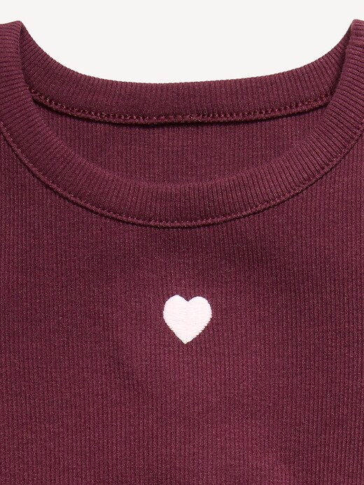 Image number 2 showing, Short-Sleeve Ringer Graphic T-Shirt for Toddler Girls