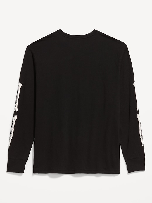 Image number 3 showing, Loose Rotation Long-Sleeve Graphic T-Shirt