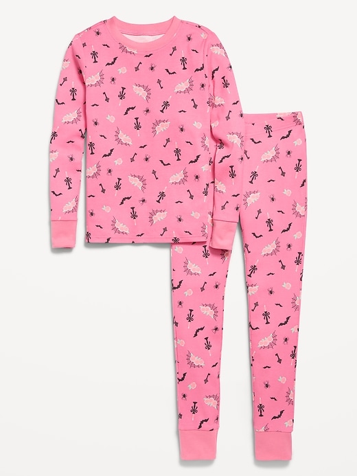 L'image numéro 1 présente Pyjama ajusté à motif et à imprimé pour fille