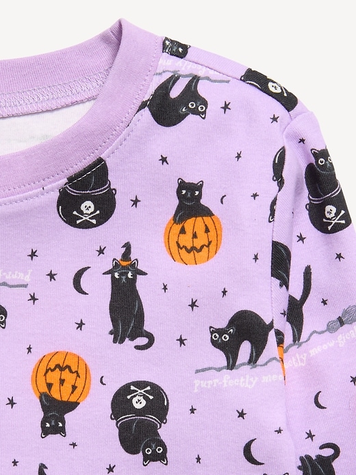 Image number 2 showing, Printed Snug-Fit Graphic Pajama Set for Girls