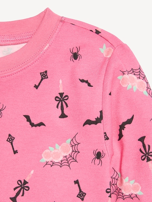 L'image numéro 2 présente Pyjama ajusté à motif et à imprimé pour fille