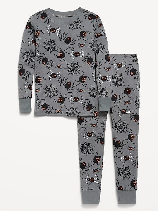 L'image numéro 1 présente Pyjama ajusté à motif et à imprimé pour fille