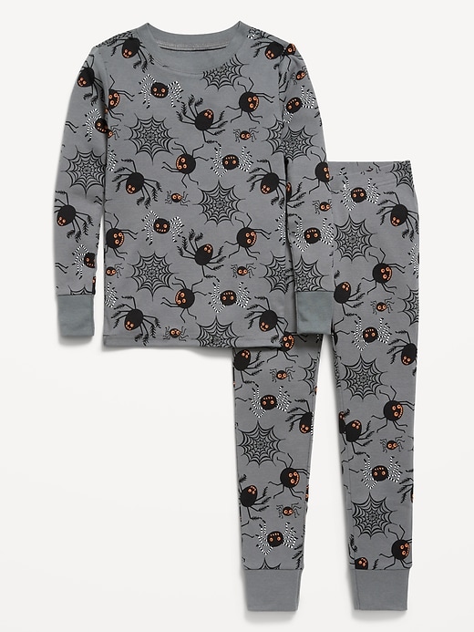 L'image numéro 3 présente Pyjama ajusté à motif et à imprimé pour fille