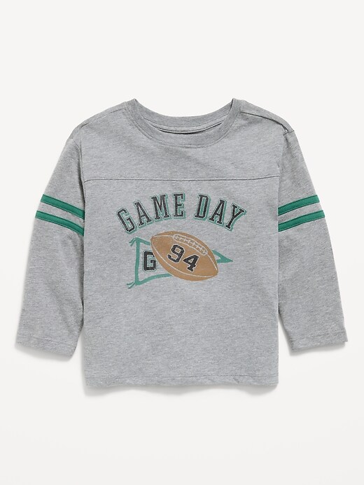 Image number 1 showing, Long-Sleeve Graphic T-Shirt for Toddler Boys