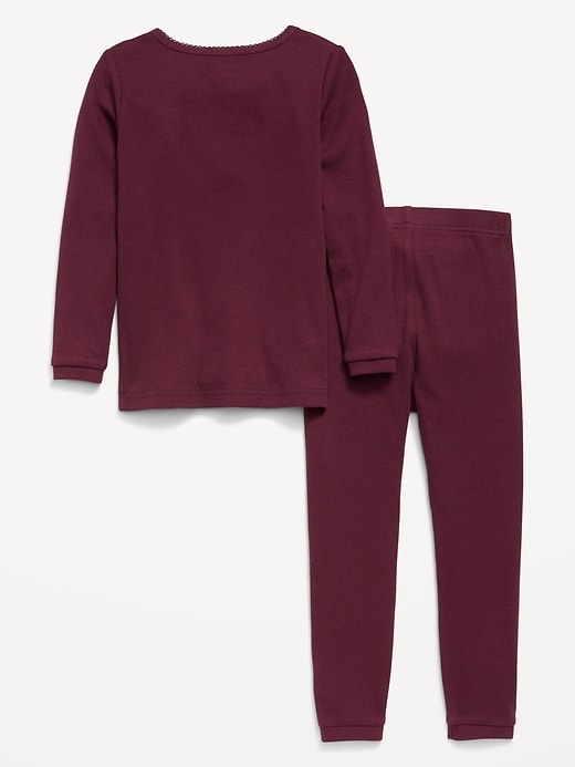 Image number 2 showing, Snug-Fit Graphic Pajama Set for Girls