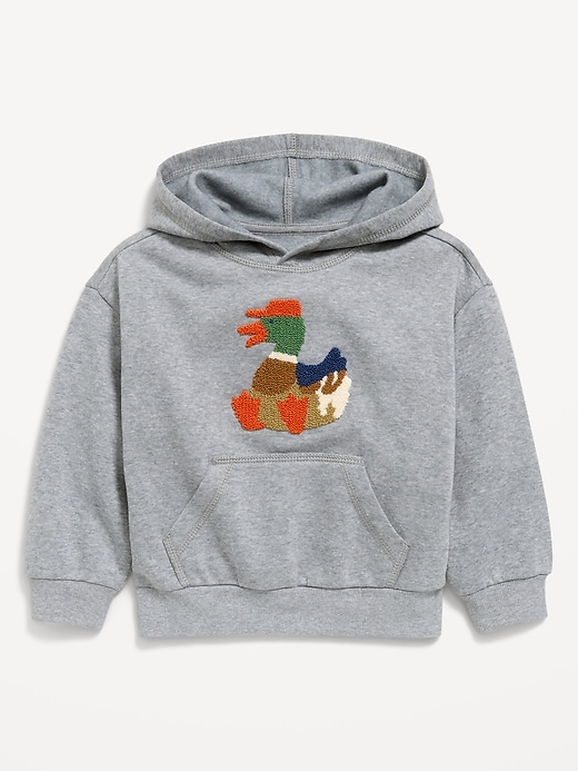 Image number 1 showing, Oversized Boxy Graphic Pullover Hoodie for Toddler Boys