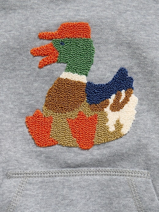 Image number 2 showing, Oversized Boxy Graphic Pullover Hoodie for Toddler Boys