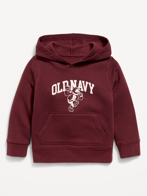 Logo Graphic Pullover Hoodie for Toddler Boys