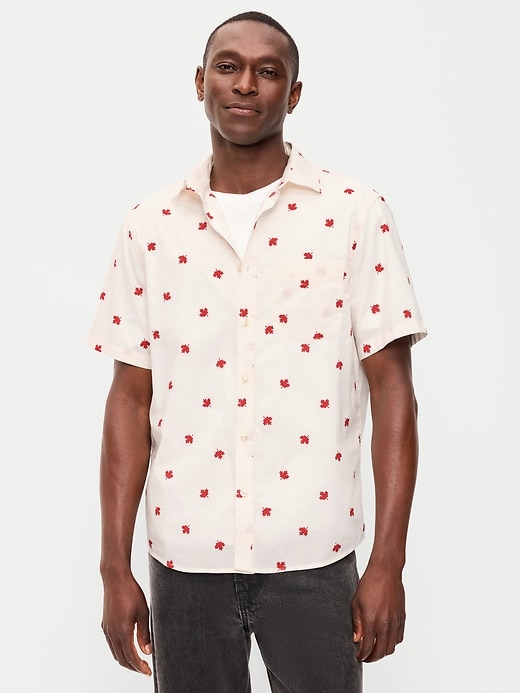 L'image numéro 1 présente Chemise passe-partout classique en popeline