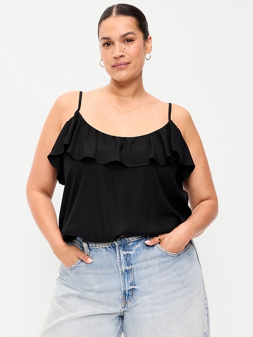 Image number 7 showing, Ruffle-Front Tank Top