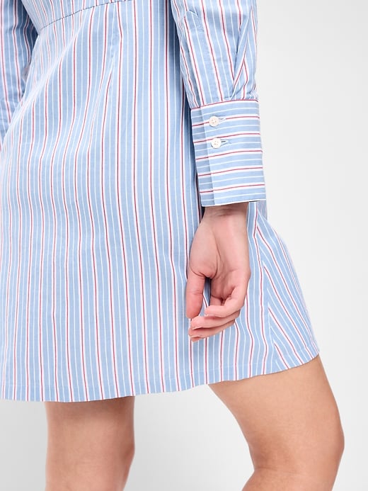 Image number 5 showing, Wrap Mini Shirt Dress