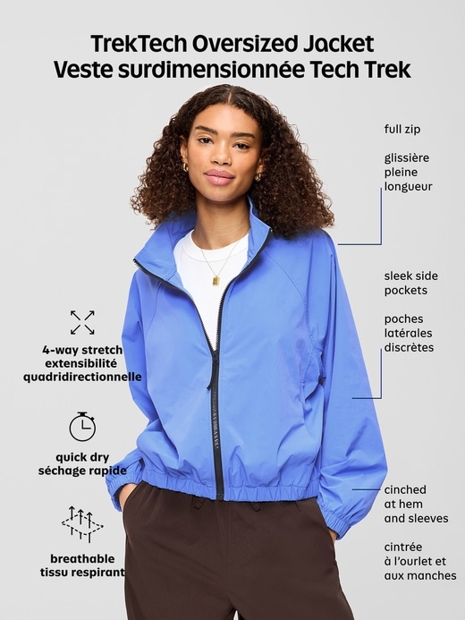 L'image numéro 5 présente Veste surdimensionnée Tech Trek