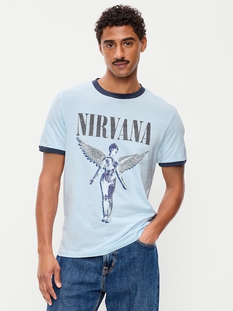 T-SHIRT DE NIRVANA™ À BORDS CONTRASTANTS