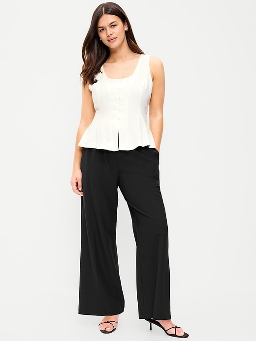 Image number 6 showing, High-Waisted Billie Wide-Leg Trouser