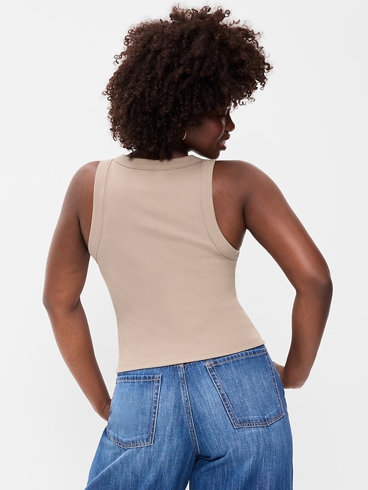 Image number 5 showing, Snug Crop Tank Top