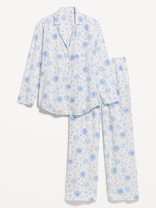 L'image numéro 3 présente Pyjama en popeline