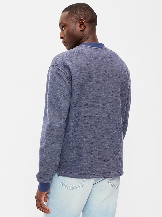 Image number 2 showing, Fleece Henley T-Shirt