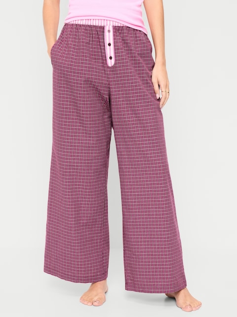 PANTALON DE PYJAMA EN POPELINE