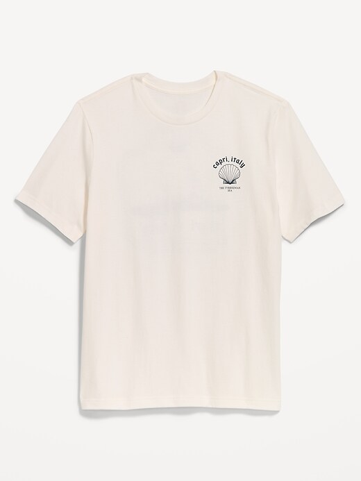 Image number 1 showing, Soft-Washed Crew-Neck Graphic T-Shirt
