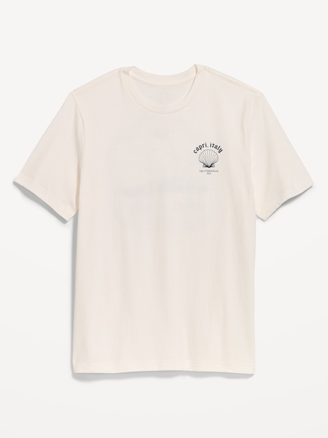Soft-Washed Crew-Neck Graphic T-Shirt