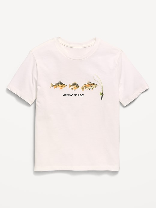 L'image numéro 1 présente T-shirt à manches courtes à imprimé pour garçon