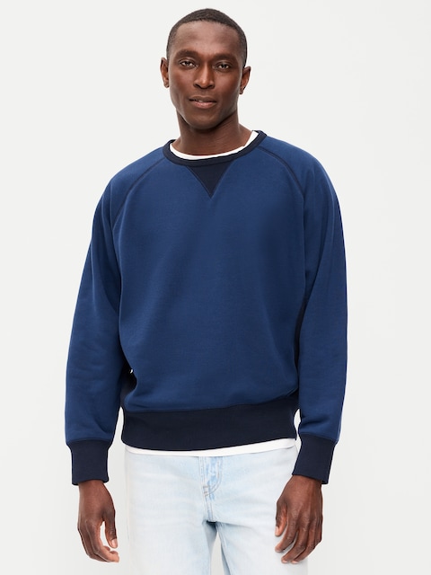 Oversized Heavyweight Crew-Neck Sweatshirt